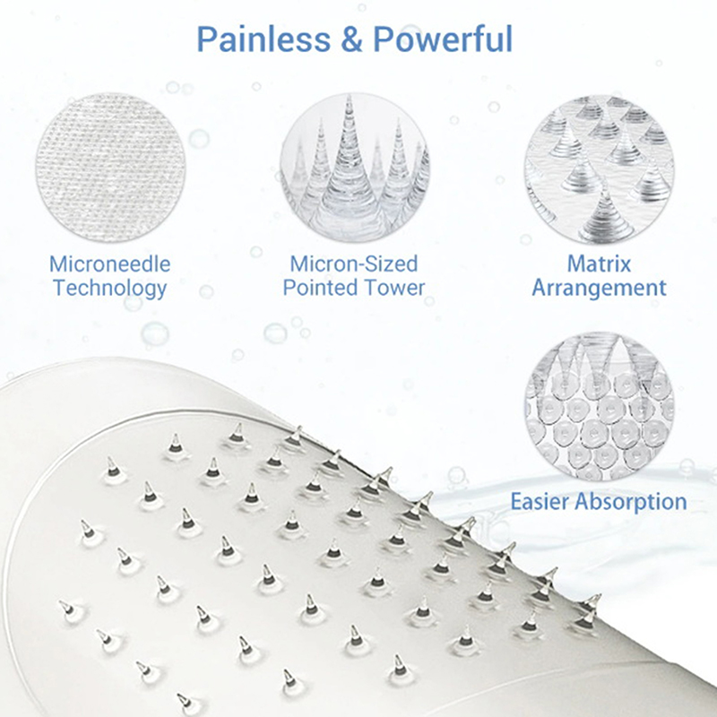 Microneedle Patch Eye - 1 Para Kwasowych Mikroigłowych Plastrów Pod