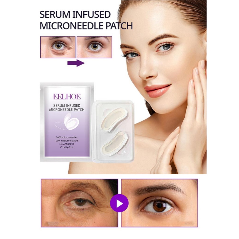 Microneedle Patch Eye - Mikroigłowe płatki pod oczy, liftingujące, ujędrniające,