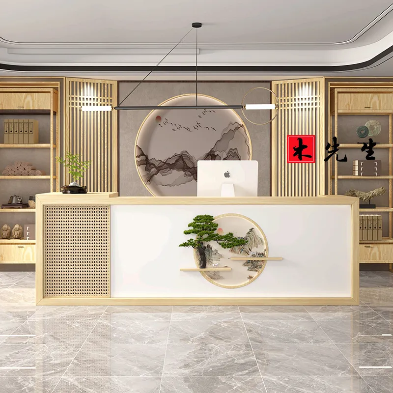 Biurko recepcyjne z litego dre – Spa And Wellness Hotel recenzja i cena