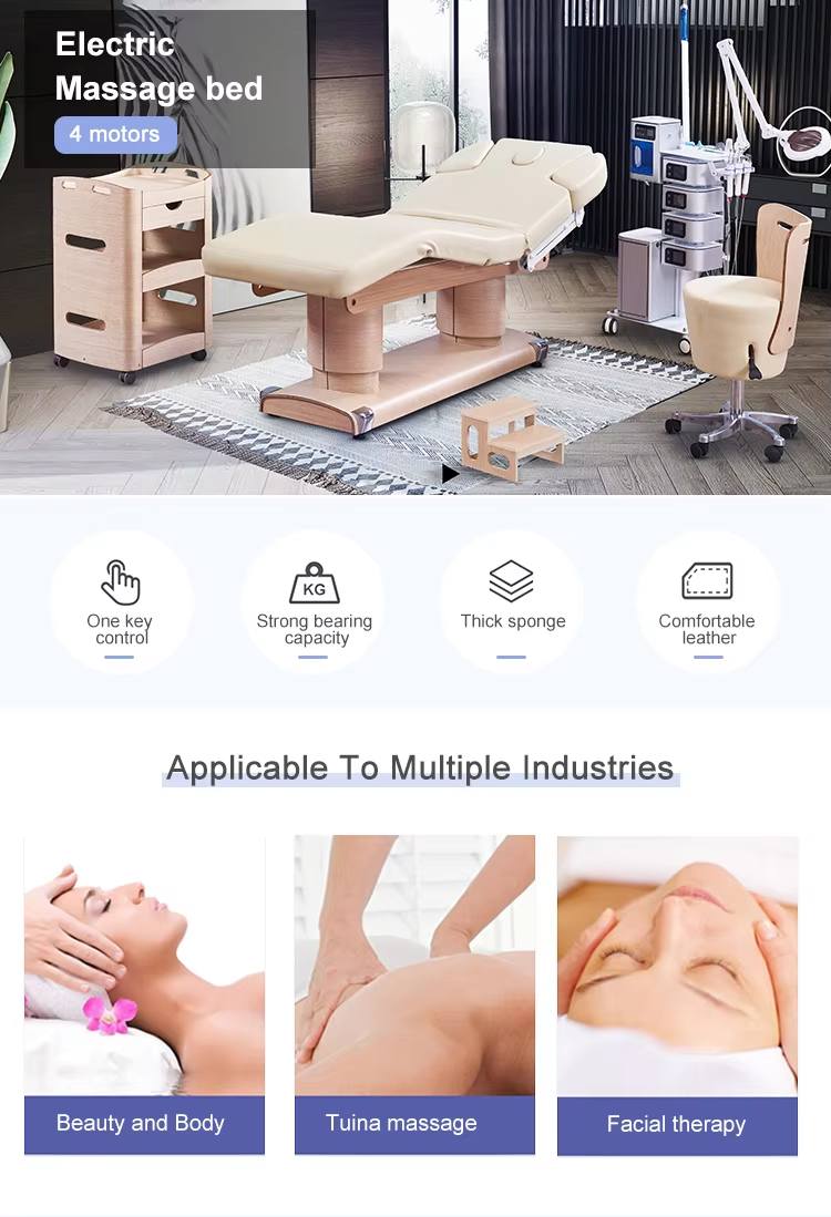 Elektryczny stół do masażu z d – Spa Wellness Salon recenzja i cena