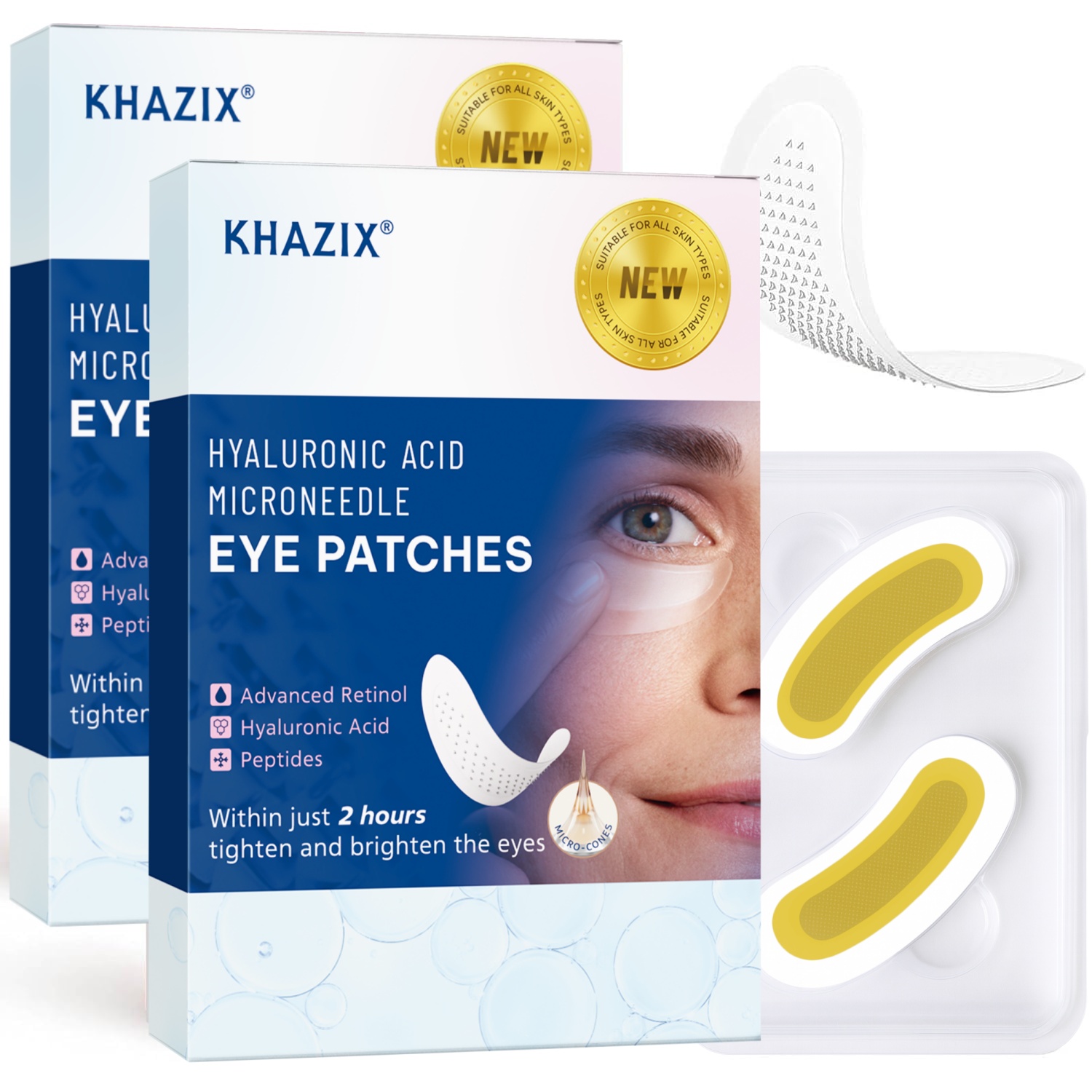 Plastry pod oczy z retinolem,  – Microneedle Patch Eye recenzja i cena