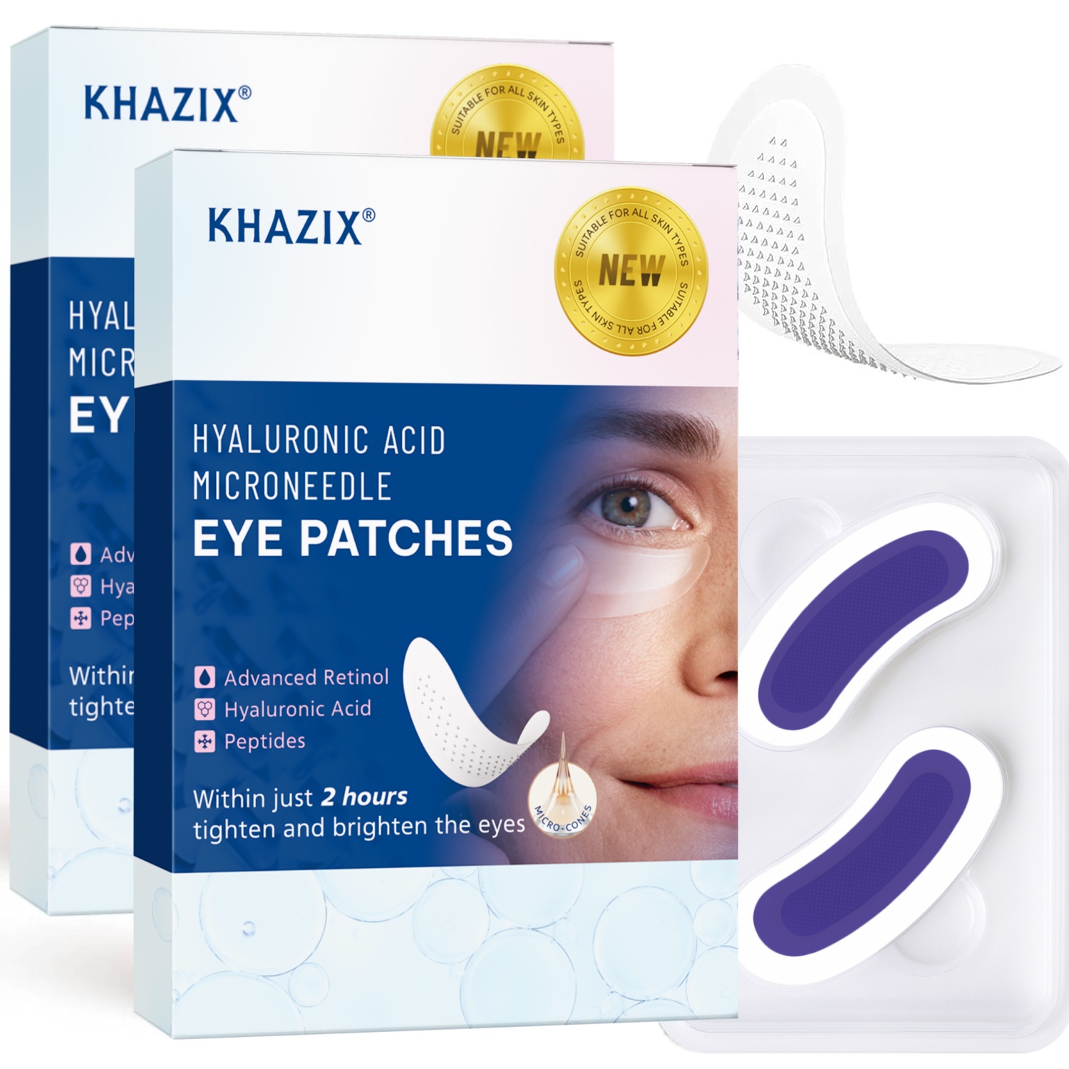 Plastry pod oczy z retinolem,  – Microneedle Patch Eye recenzja i cena