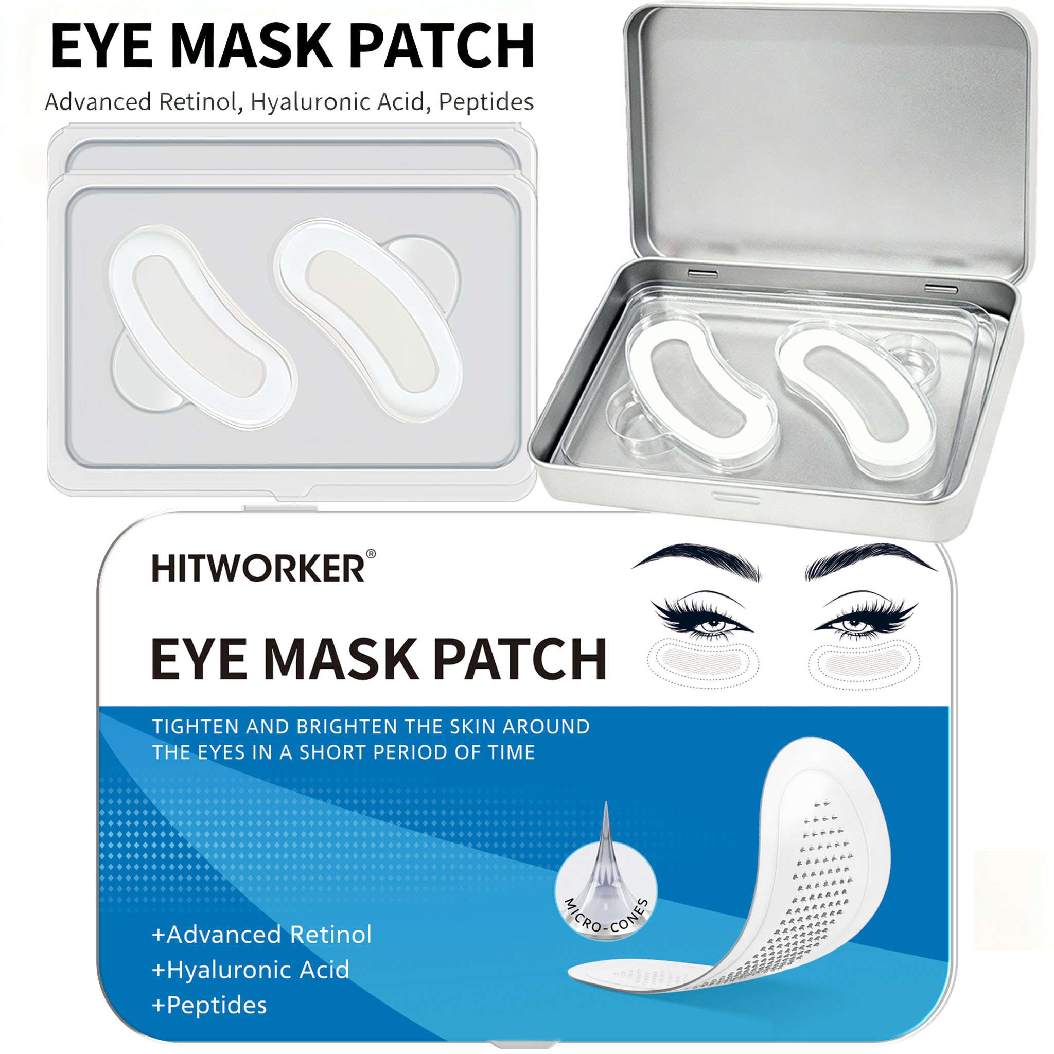 Precyzyjne płatki hydrożelowe  – Microneedle Patch Eye recenzja i cena