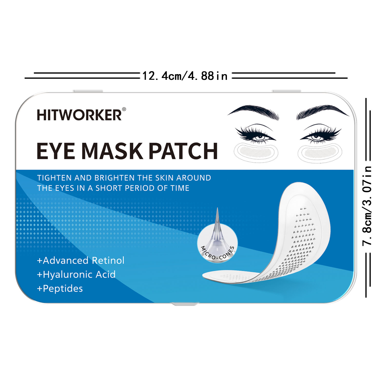 Precyzyjne płatki hydrożelowe  – Microneedle Patch Eye recenzja i cena