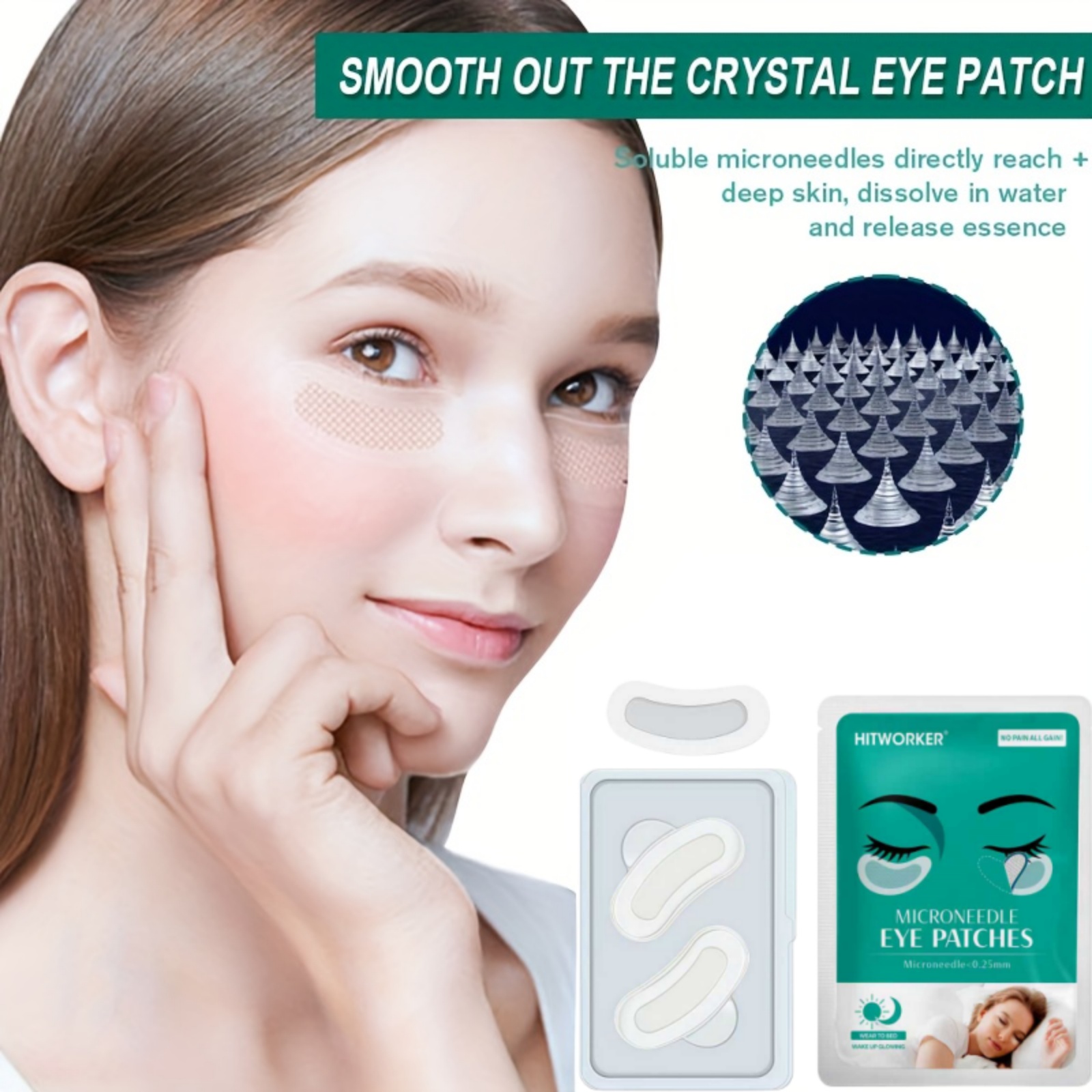 Mikroigłowe rozpuszlanie się n – Microneedle Patch Eye recenzja i cena